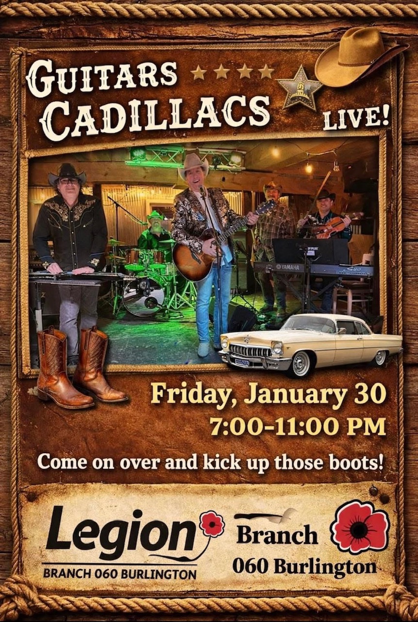 Burlington Legion event poster