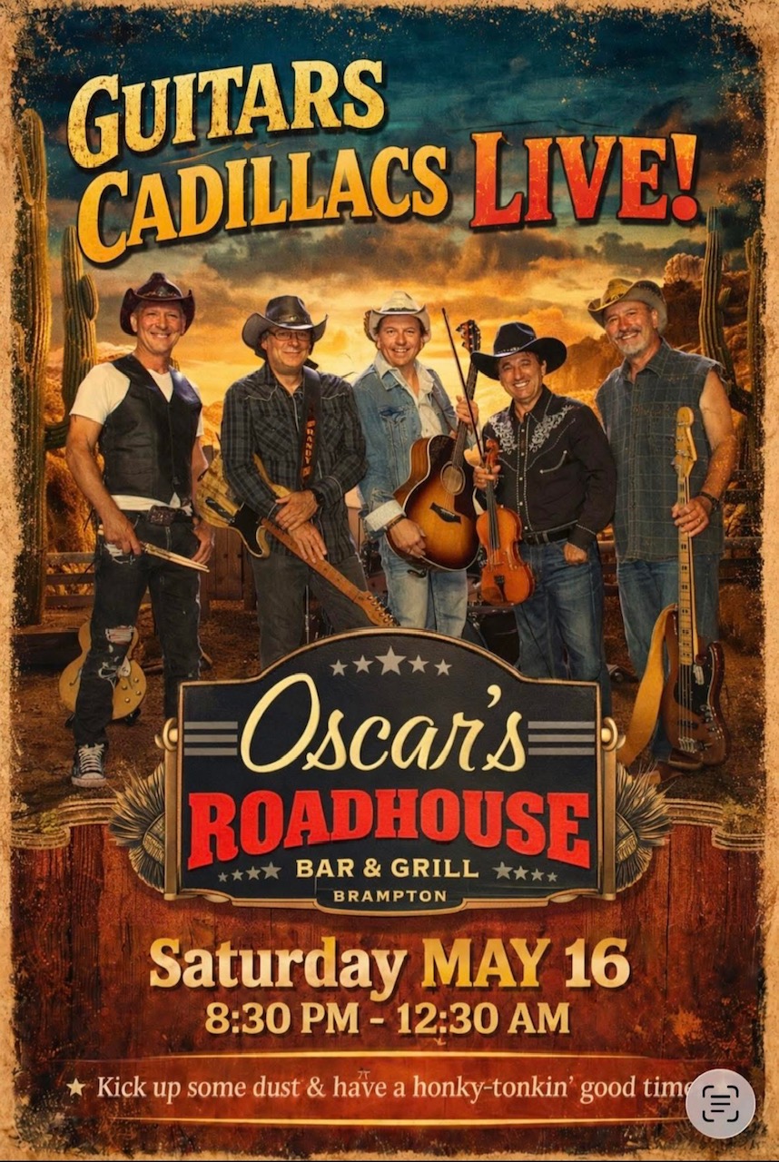 Oscar's Roadhouse event poster